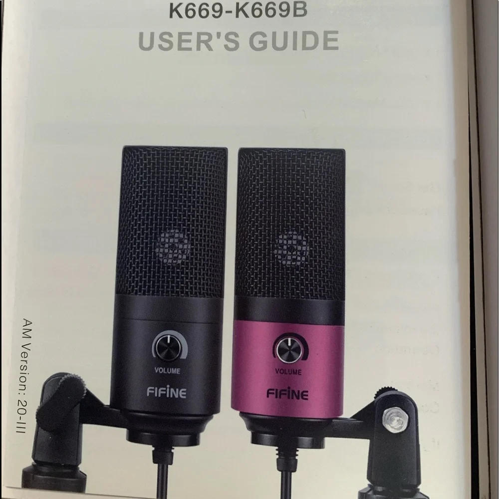 Fifine Technica k669B microphone